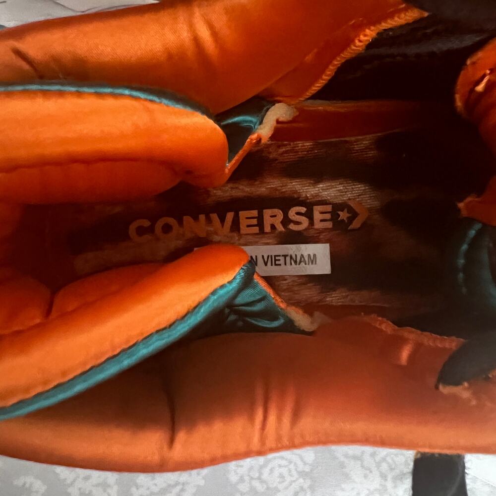 Converse Just Don x ERX-260 Mid Animal Black Teal Sneakers Big Kid Size 4.5 - Picture 9 of 10